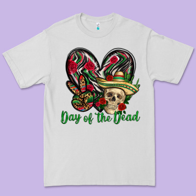 Day Of The Dead Mexico Premium Tee Designed By Howdyjamesfarm