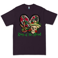 Plum Day of the dead Mexico Premium Tee - HowdyJamesFarm