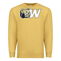 Antique Gold wingate merch, bulldogs Premium Sweatshirt - linhVisuals