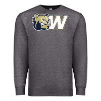 Charcoal Heather wingate merch, bulldogs Premium Sweatshirt - linhVisuals