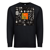 Black nice bon -iver symbol Premium Sweatshirt - linhVisuals