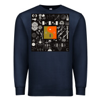 Navy nice bon -iver symbol Premium Sweatshirt - linhVisuals