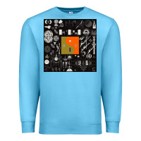 Ocean Blue nice bon -iver symbol Premium Sweatshirt - linhVisuals
