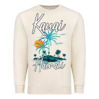 Sandshell family vacation retro sunset hawaii kauai t shirt Premium Sweatshirt - linhVisuals