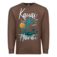 Chestnut family vacation retro sunset hawaii kauai t shirt Premium Sweatshirt - linhVisuals