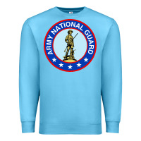 Ocean Blue army national guard Premium Sweatshirt - linhVisuals