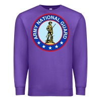 Purple army national guard Premium Sweatshirt - linhVisuals