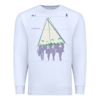 White Alt-j Premium Sweatshirt - linhVisuals