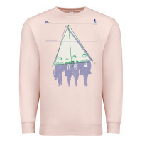 Pale Pink Alt-j Premium Sweatshirt - linhVisuals