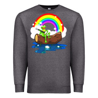 Charcoal Heather the rainbow connection Premium Sweatshirt - linhVisuals