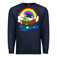 Navy the rainbow connection Premium Sweatshirt - linhVisuals