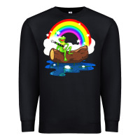 Black the rainbow connection Premium Sweatshirt - linhVisuals