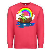 Cardinal the rainbow connection Premium Sweatshirt - linhVisuals