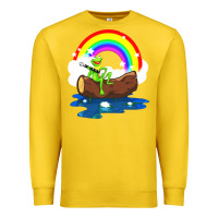 Lemon the rainbow connection Premium Sweatshirt - linhVisuals