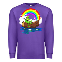 Purple the rainbow connection Premium Sweatshirt - linhVisuals
