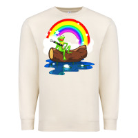 Sandshell the rainbow connection Premium Sweatshirt - linhVisuals