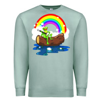 Seafoam the rainbow connection Premium Sweatshirt - linhVisuals