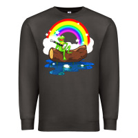 Smoke the rainbow connection Premium Sweatshirt - linhVisuals