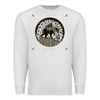 Oatmeal Heather caamp Premium Sweatshirt - linhVisuals