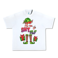 White im the shy elf elf Urban Heavy Tee - FaDigitalArtStudio