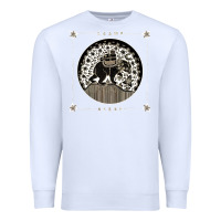 White caamp Premium Sweatshirt - linhVisuals
