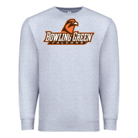 Heather Grey bowling green Premium Sweatshirt - linhVisuals
