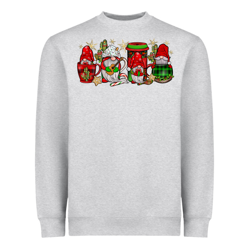 Christmas Mexican Gnomies Coffee Heavyweight Sweatshirt by JahusDesignShop | Teevron