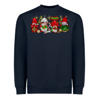 Navy christmas mexican gnomies coffee Heavyweight Sweatshirt - JahusDesignShop