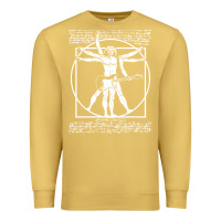 Antique Gold man playing the guitar Premium Sweatshirt - linhVisuals