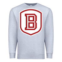 Heather Grey Bradley University Athletics Premium Sweatshirt - linhVisuals