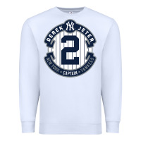 White derek jeter Premium Sweatshirt - linhVisuals