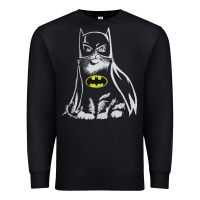 Black catman tshirt Premium Sweatshirt - linhVisuals