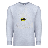 Heather Grey catman tshirt Premium Sweatshirt - linhVisuals