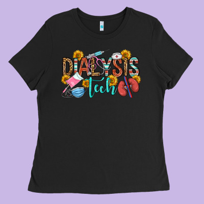 Dialysis Tech Ladies Tee Designed By Oliviacreatesart