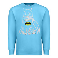 Ocean Blue catman tshirt Premium Sweatshirt - linhVisuals