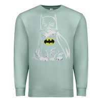 Seafoam catman tshirt Premium Sweatshirt - linhVisuals