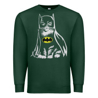 Sports Green catman tshirt Premium Sweatshirt - linhVisuals