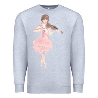 Heather Grey lindsey stirling Premium Sweatshirt - linhVisuals