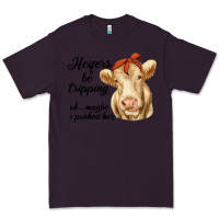 Plum heifer's be trippin' charolais cow Premium Tee - RanaPortraitStore