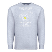 Heather Grey military mr grenade is not our friend Premium Sweatshirt - linhVisuals