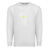 Oatmeal Heather military mr grenade is not our friend Premium Sweatshirt - linhVisuals