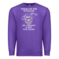 Military Mr Grenade Is Not Our Friend Premium Sweatshirt | Teevron