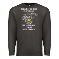 Smoke military mr grenade is not our friend Premium Sweatshirt - linhVisuals