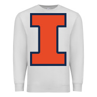 Dove Grey Illinois fighting illini, University of Illinois, UIUC, Geari Premium Sweatshirt - linhVisuals