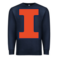 Navy Illinois fighting illini, University of Illinois, UIUC, Geari Premium Sweatshirt - linhVisuals