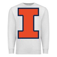 Oatmeal Heather Illinois fighting illini, University of Illinois, UIUC, Geari Premium Sweatshirt - linhVisuals