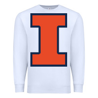 White Illinois fighting illini, University of Illinois, UIUC, Geari Premium Sweatshirt - linhVisuals