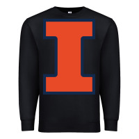 Black Illinois fighting illini, University of Illinois, UIUC, Geari Premium Sweatshirt - linhVisuals