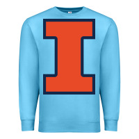 Ocean Blue Illinois fighting illini, University of Illinois, UIUC, Geari Premium Sweatshirt - linhVisuals