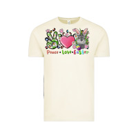 Vintage Arctic peace love easter bunny Vintage Tee - FaDigitalArtStudio